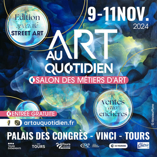 Salon L'Art au Quotidien à Tours les 9, 10 et 11 novembre 2024