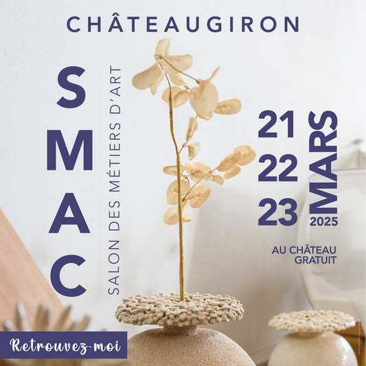 Salon des Métiers d'Art de Châteaugiron les 21, 22 et 23 mars 2025