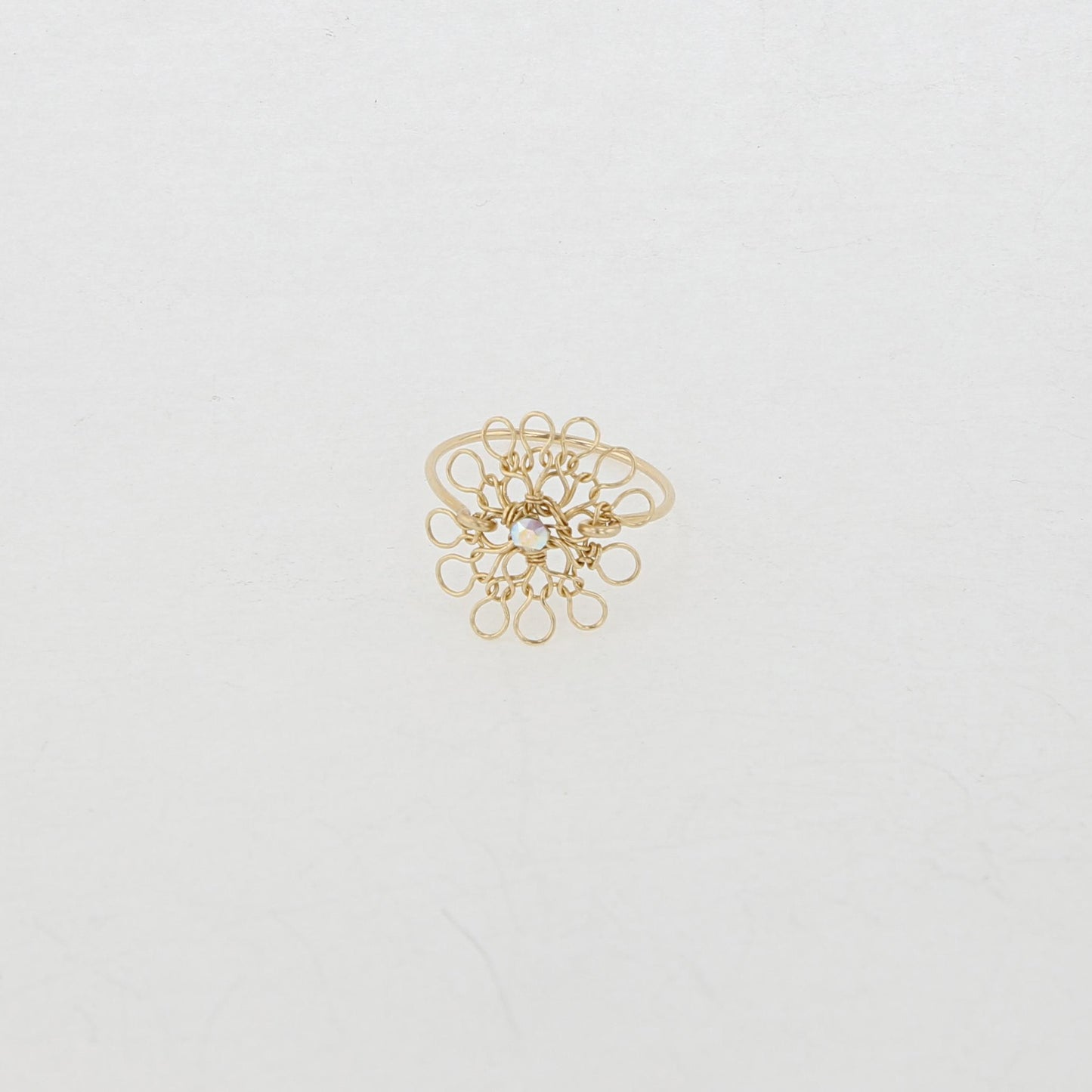 Bague Flores Or