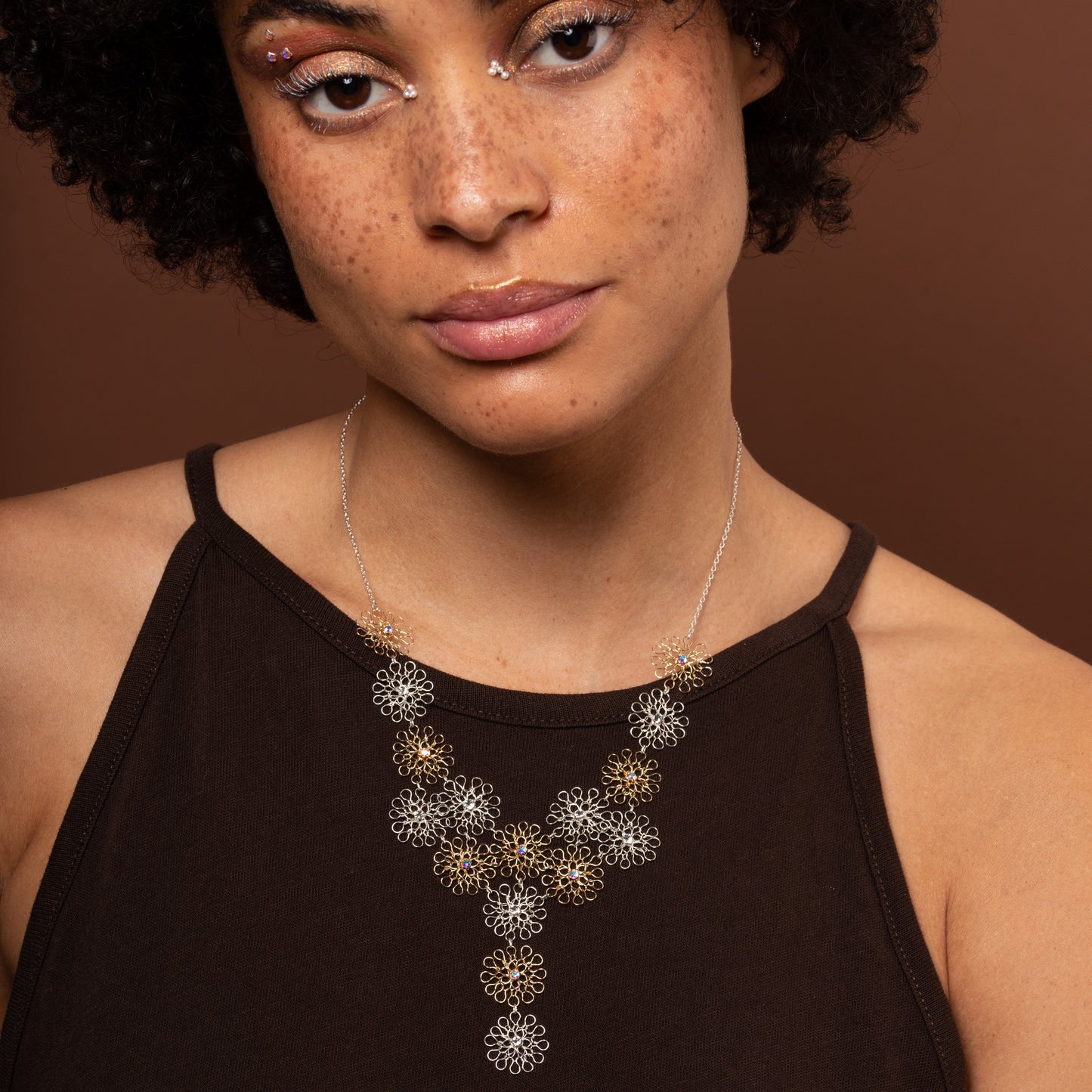 Collier Milady collection Flores Or et Argent