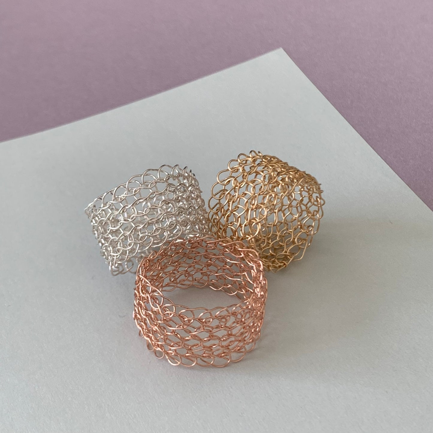 Bague Ondes Argent Large