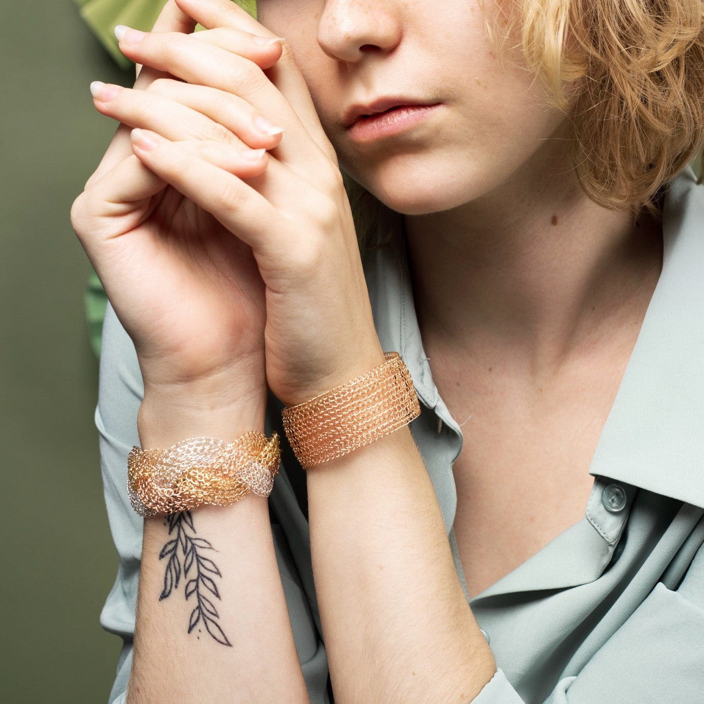 Bracelet Ondes Or Rose