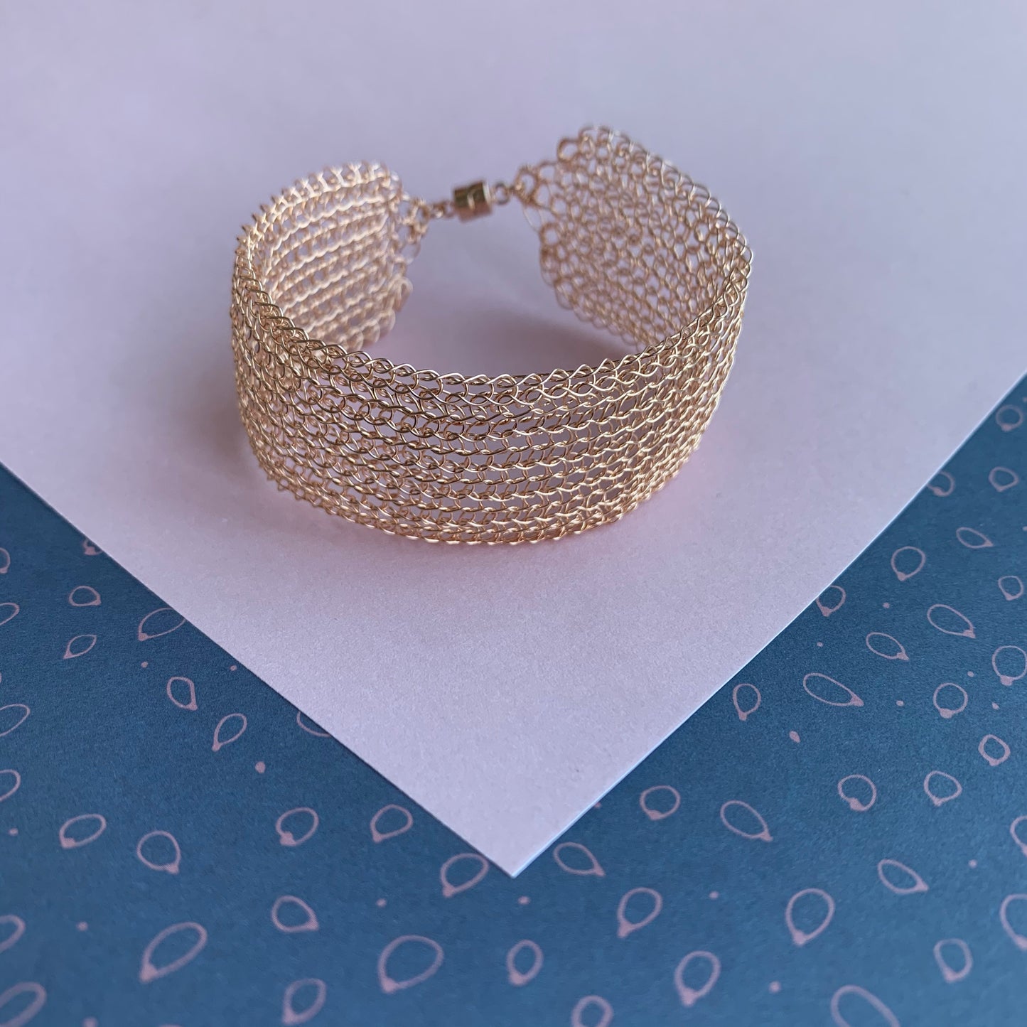 Bracelet Ondes Or Rose