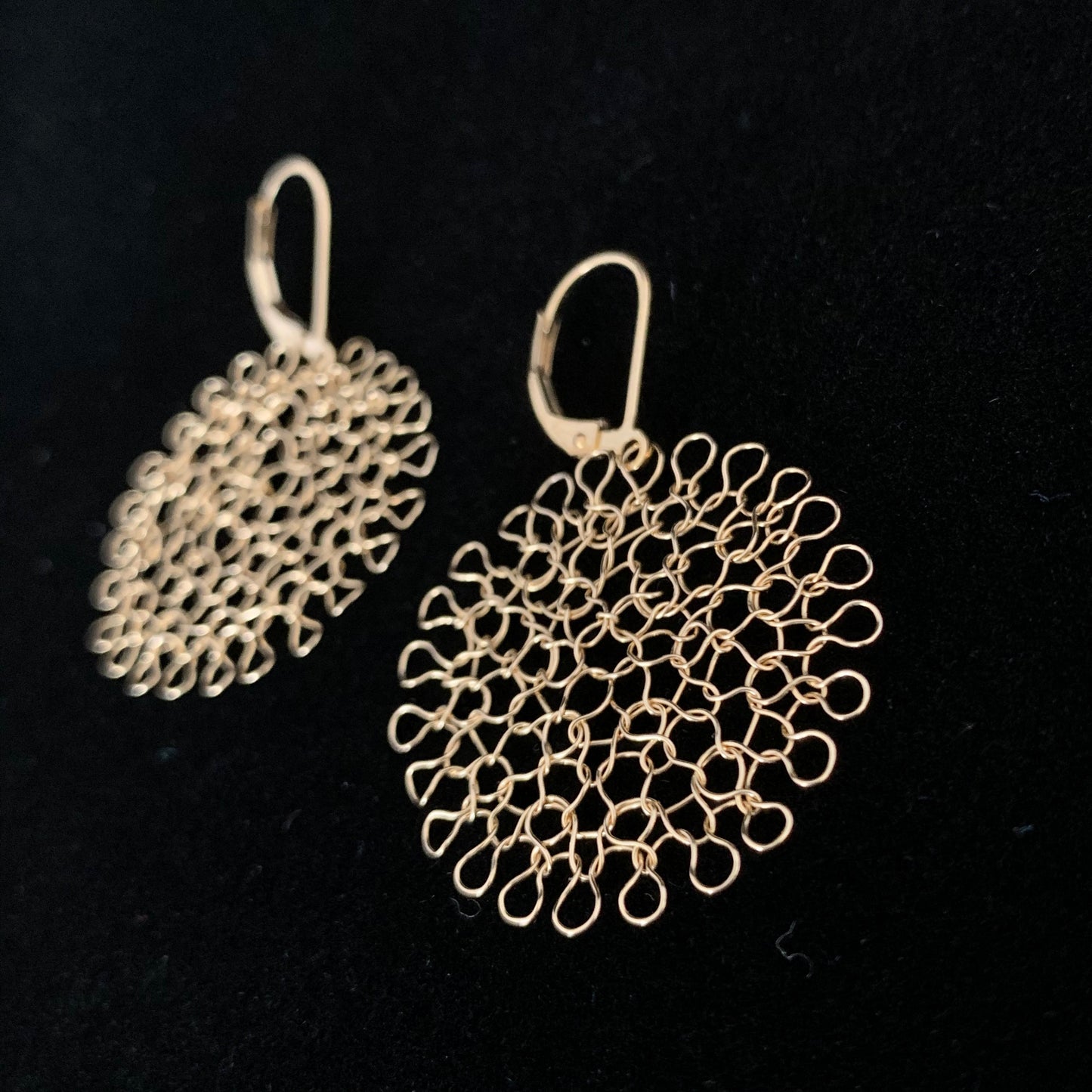 Boucles d'oreilles Rosaces Or