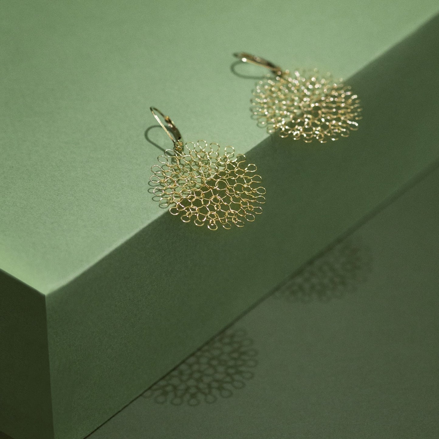 Boucles d'oreilles Rosaces Or