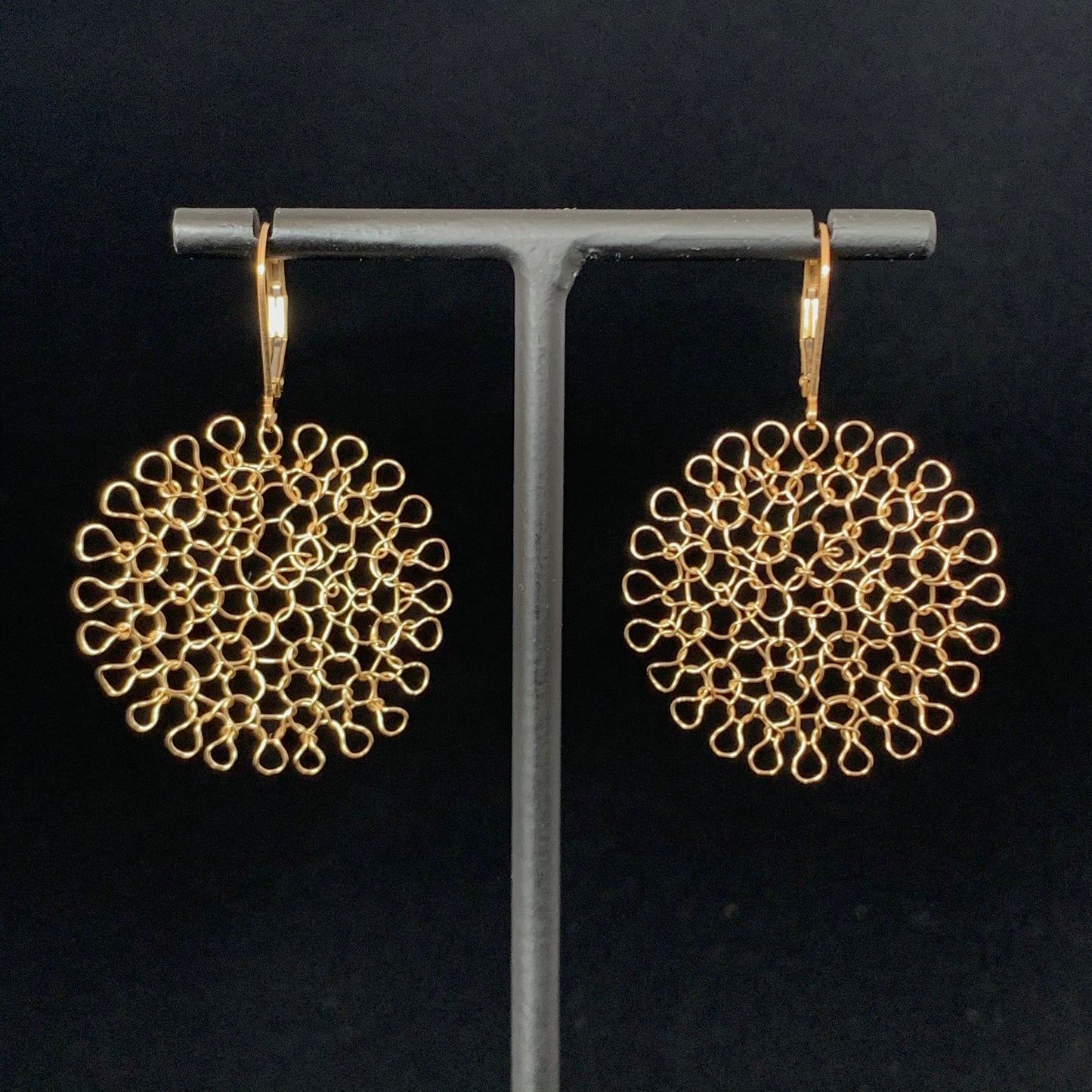 Boucles d'oreilles Rosaces Or