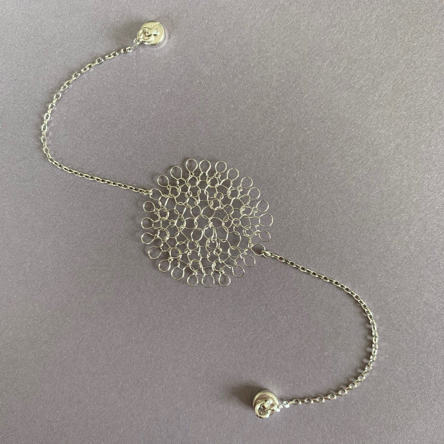 Bracelet Rosace Argent