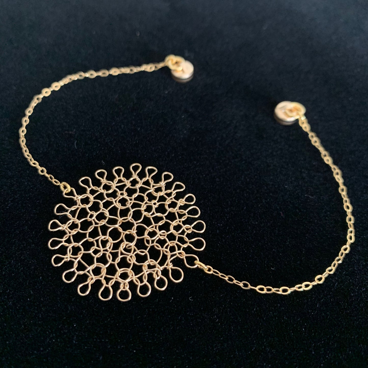 Bracelet Rosace Or