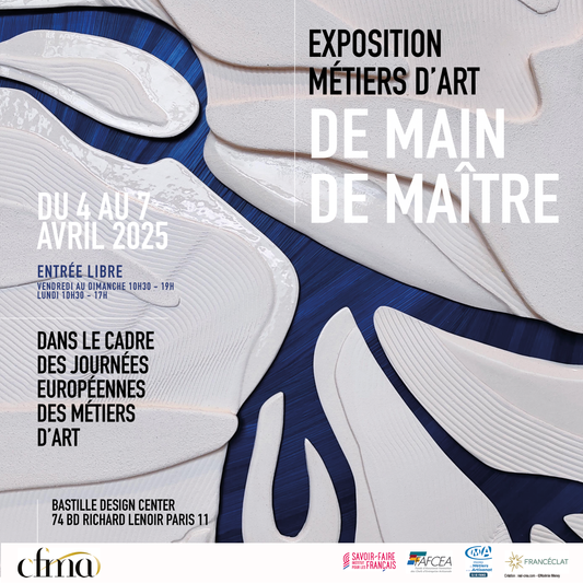 Exposition "De Main de Maître" au Bastille Design Center du 4 au 7 avril 2025