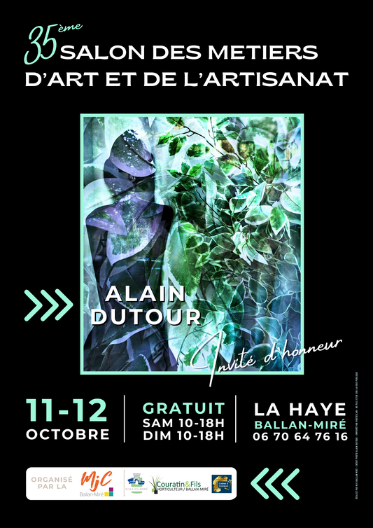 Salon des Métiers d'Art et de l'Artisanat de Ballan-Miré, les 11 et 12 octobre 2025