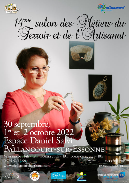 Salon des Métiers du Terroir et de l'Artisanat à Ballancourt-sur-Essonne, les 30 septembre, 1er et 2 octobre 2022