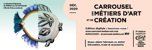 C'est parti pour le Carrousel des Métiers d'Art et de Création - 100% digital !