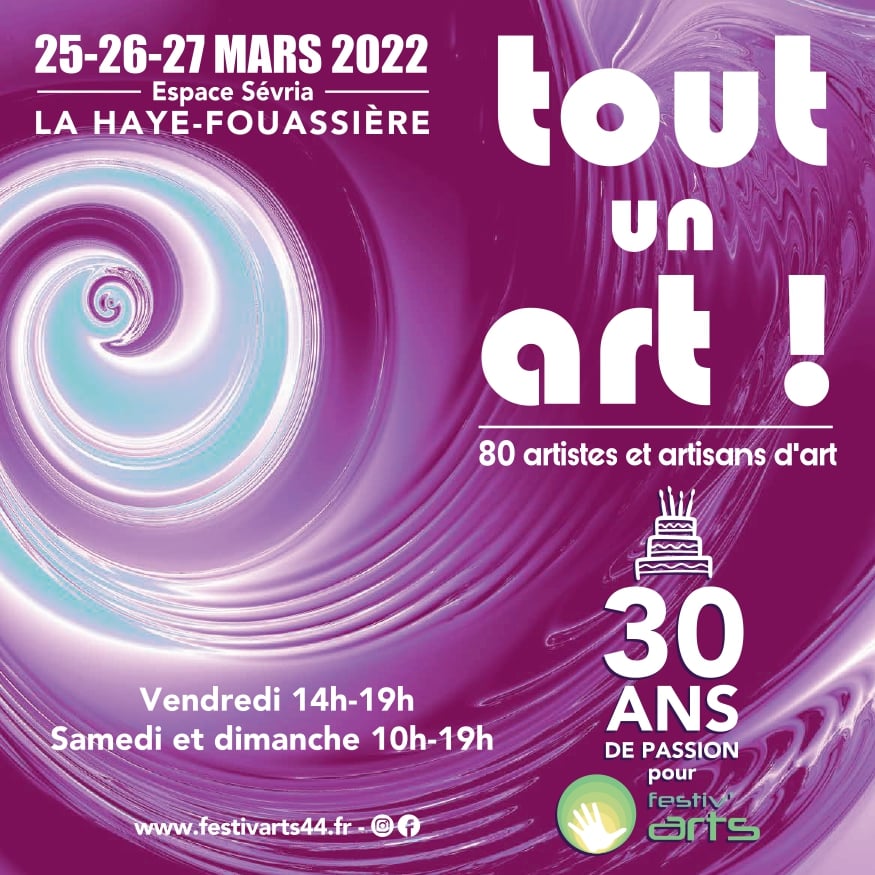 Exposition Tout un art ! à La Haye-Fouassière les 25, 26 et 27 mars 2022