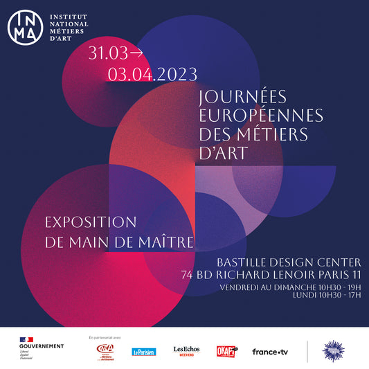 Exposition "De Main de Maître" au Bastille Design Center du 31 mars au 3 avril 2023