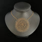 Collier Pendentif Rosace Or, Grand format